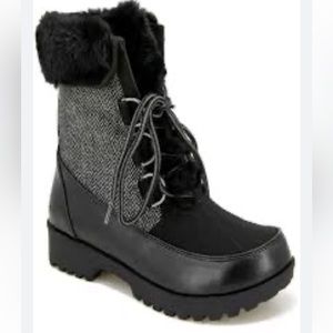 NWT Jambu Northgate Water Repellent Faux Fur Lace Up Winter Snow Boots